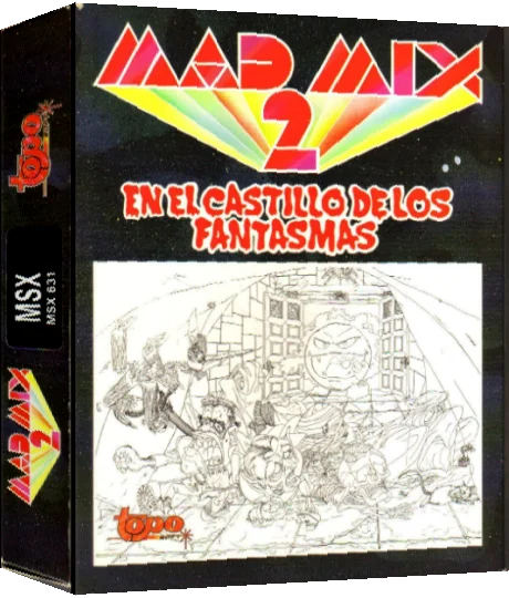 Mad Mix 2 - En El Castillo De Los Fantasmas — box-3D (SP)