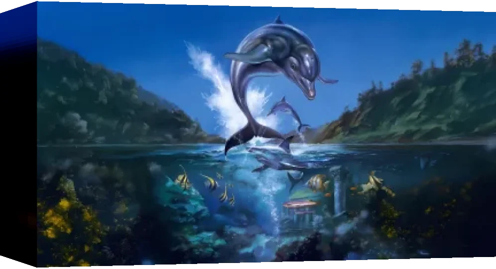 Ecco The Dolphin — box-3D (WOR)