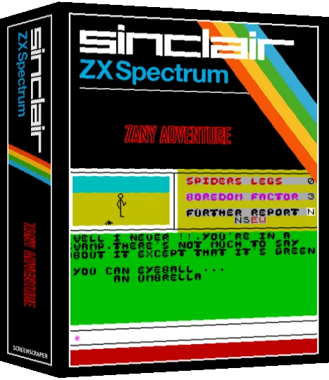 Zany Adventure — box-3D (SS)
