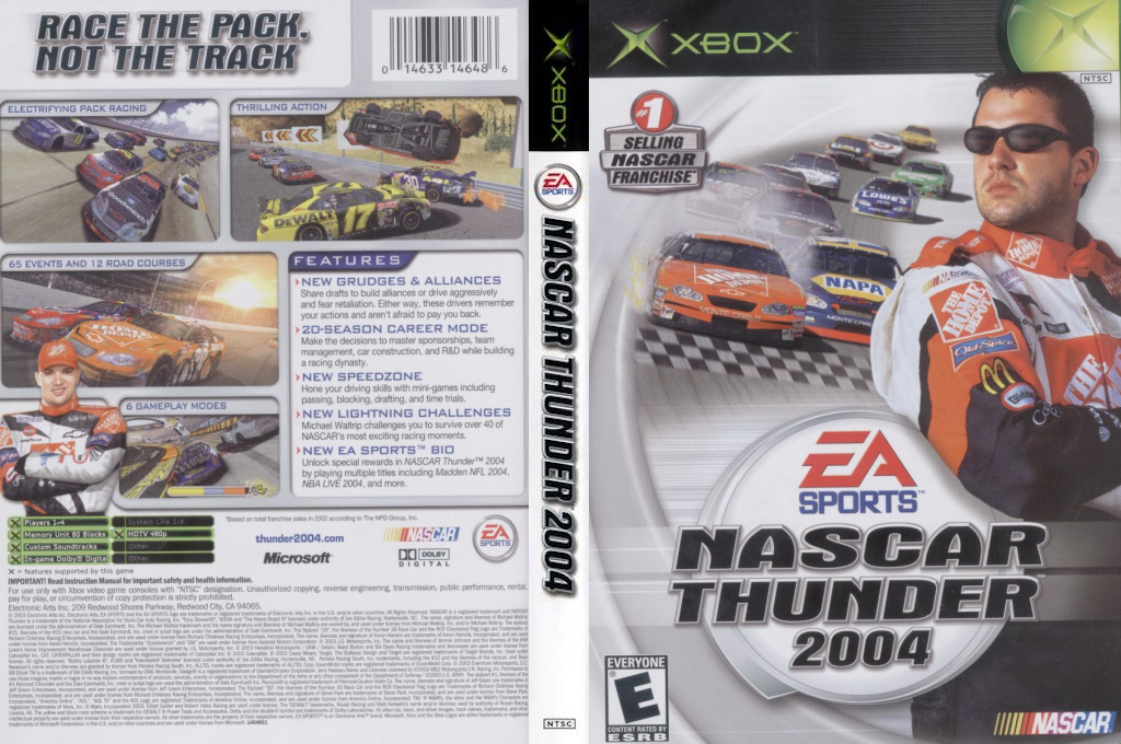 Nascar Thunder 2004 — box-texture (US)