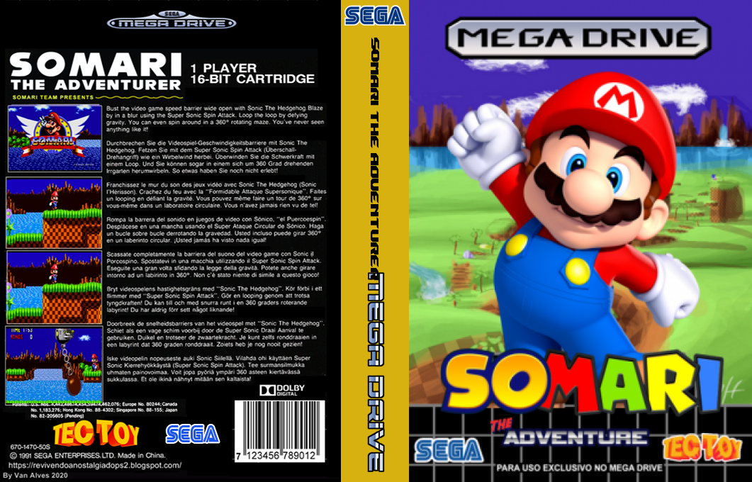 Somari the Adventurer — box-texture (EU)