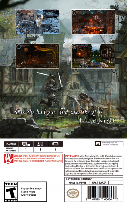 Castle Of Heart — box-2D-back (US)