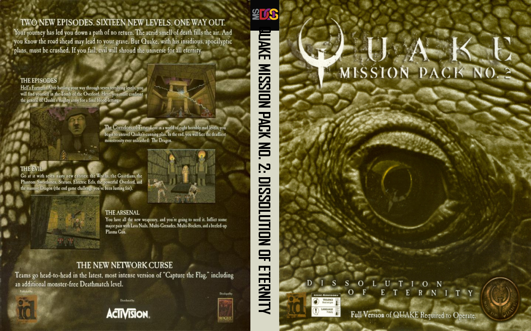 Quake Mission Pack No. 2 - Dissolution of Eternity — box-texture (US)