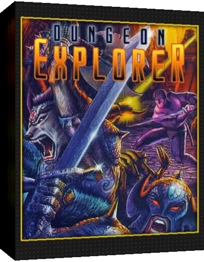 Dungeon Explorer — box-3D (JP)