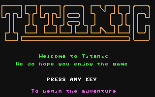 Titanic : The Adventure Begins... — sstitle (WOR)