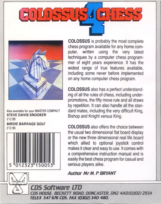 Colossus 4.0 - Chess — box-2D-back (EU)