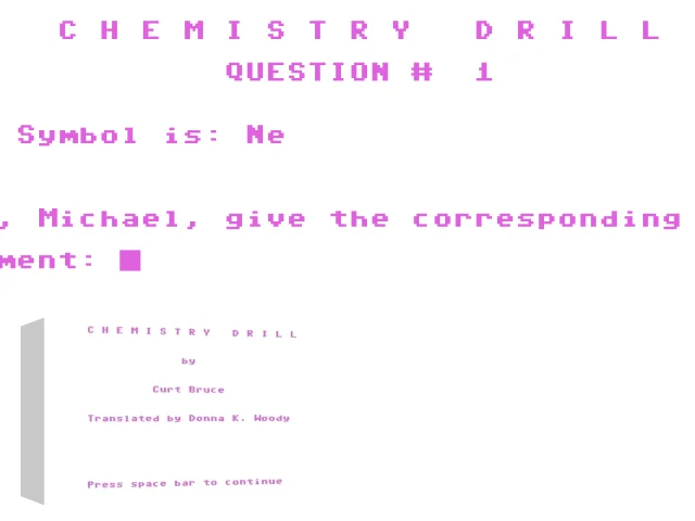 Chemistry Drill — mixrbv2 (WOR)