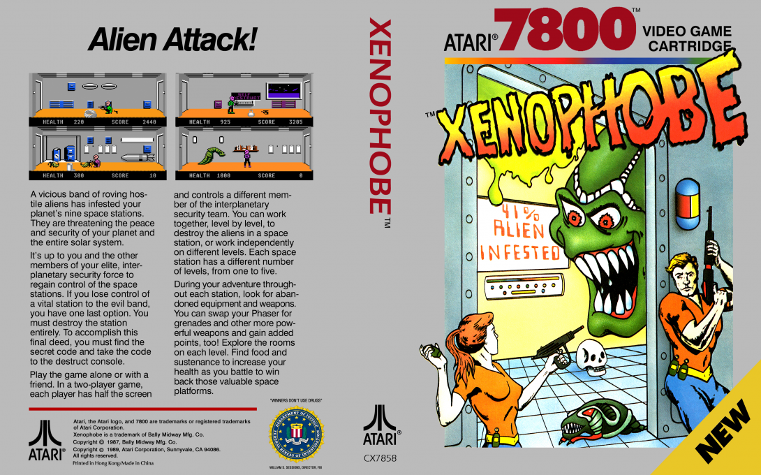 Xenophobe — box-texture (US)