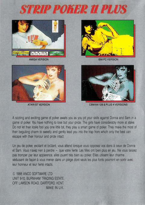 Strip Poker 2 Plus — box-2D-back (EU)