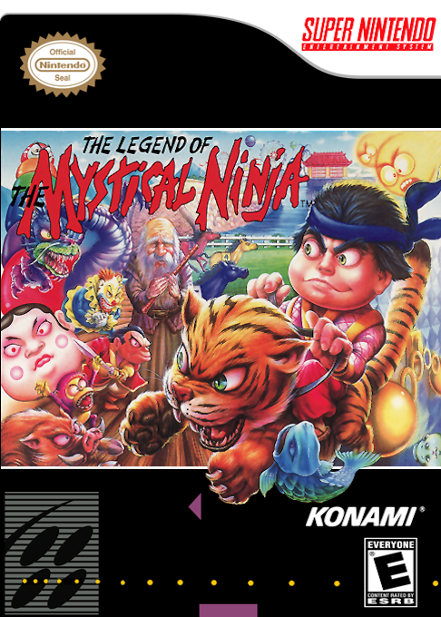 Legend Of The Mystical Ninja, The box art
