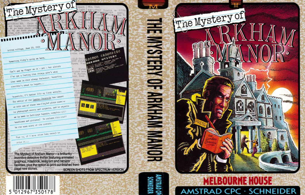 Mystery Of Arkham Manor, The — box-texture (EU)