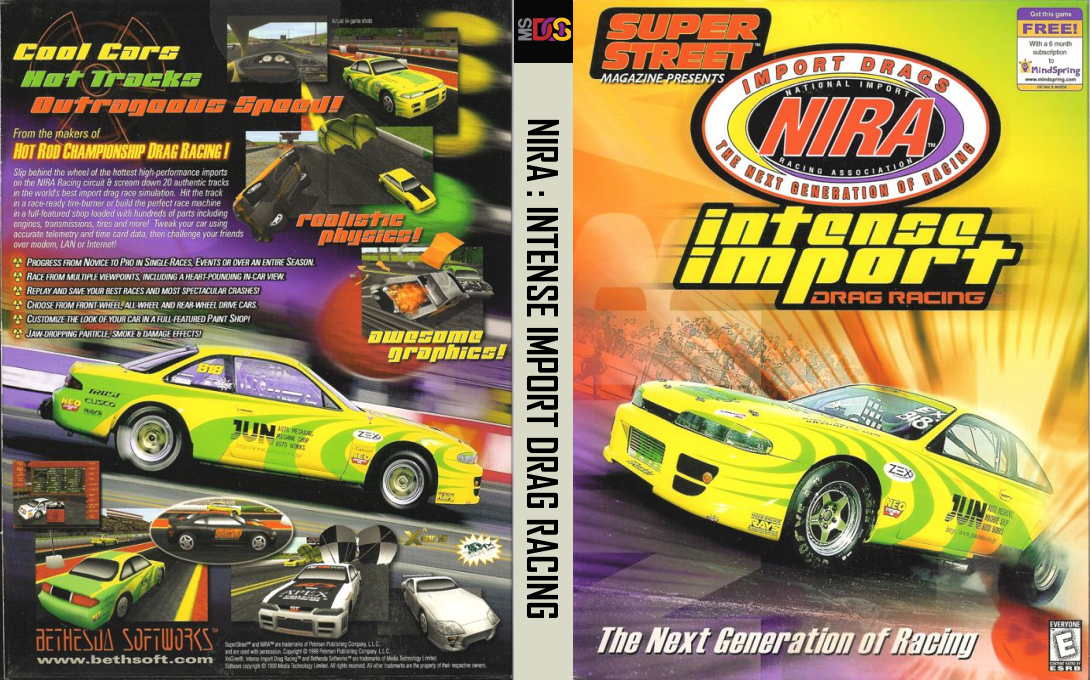 NIRA - Intense Import Drag Racing — box-texture (US)