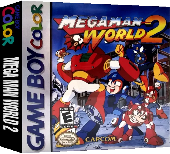 Mega Man World 2 — box-3D (US)