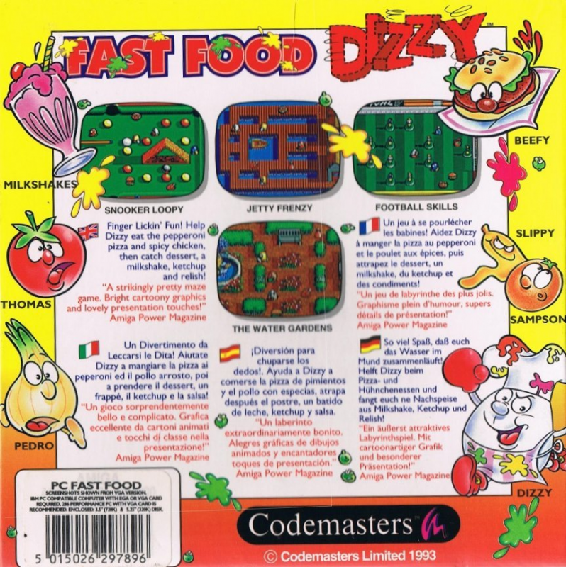 Fast Food — box-2D-back (EU)