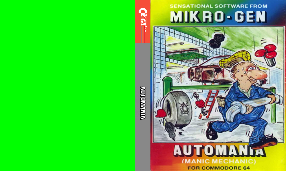 Automania : Manic Mechanic — box-texture (EU)