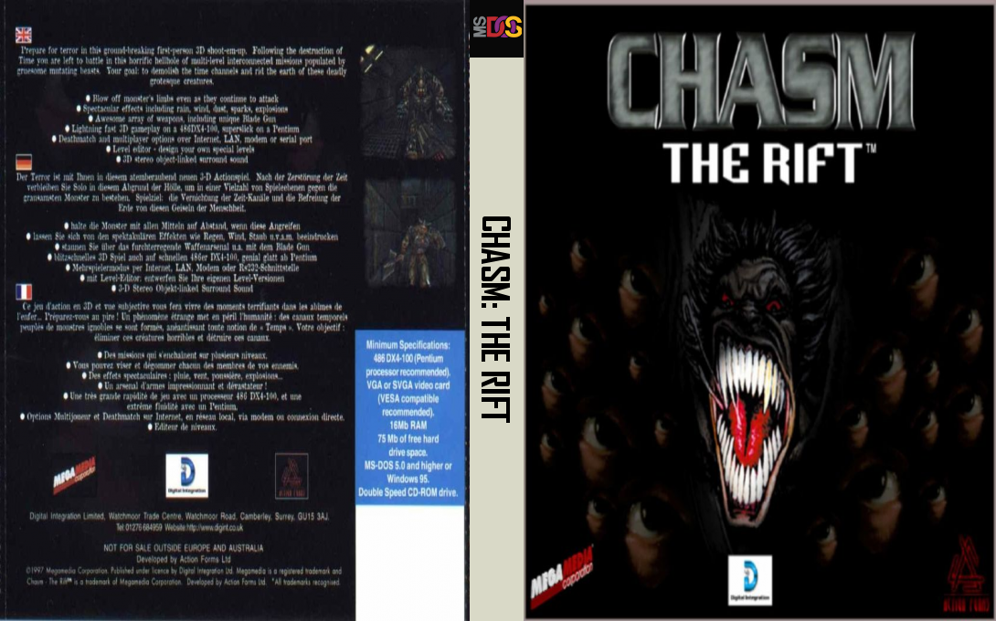 Chasm - The Rift — box-texture (EU)