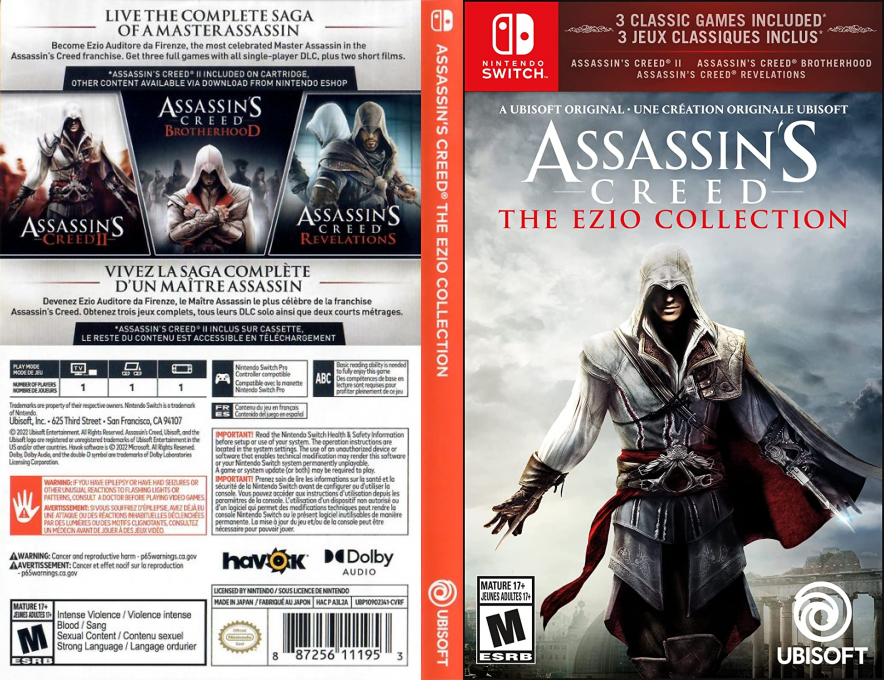 Assassin’s Creed : The Ezio Collection — box-texture (US)