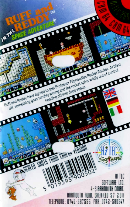Ruff And Reddy In The Space Adventure — box-2D-back (EU)