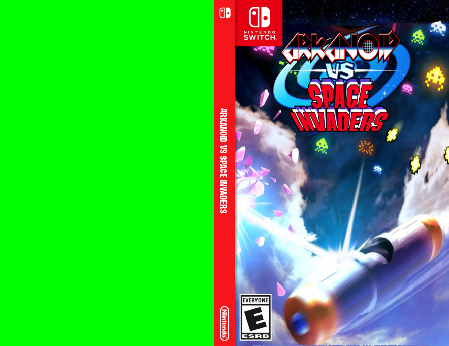 Arkanoid Vs Space Invaders — box-texture (US)