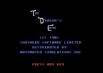 Dragon's Eye, The — sstitle (WOR)