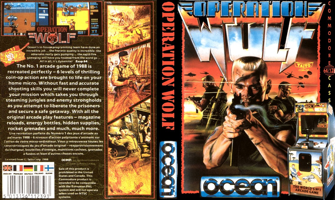 Operation Wolf — box-texture (EU)