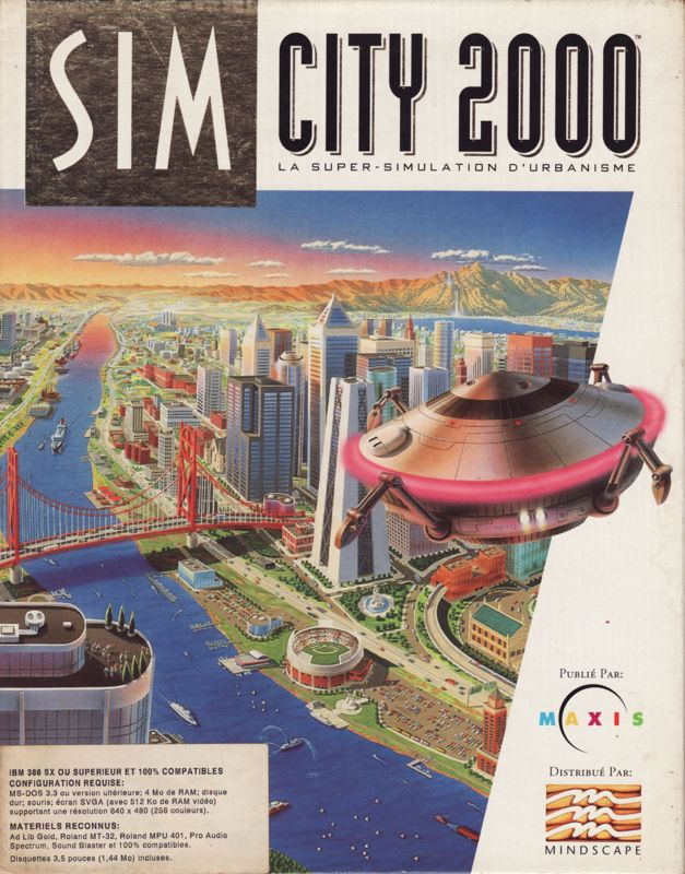 SimCity 2000 — box-2D (FR)