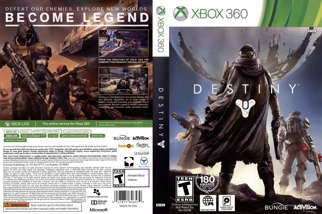 Destiny — box-texture (US)