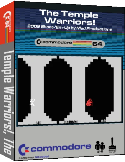 The Temple Warriors! — box-3D (CUS)