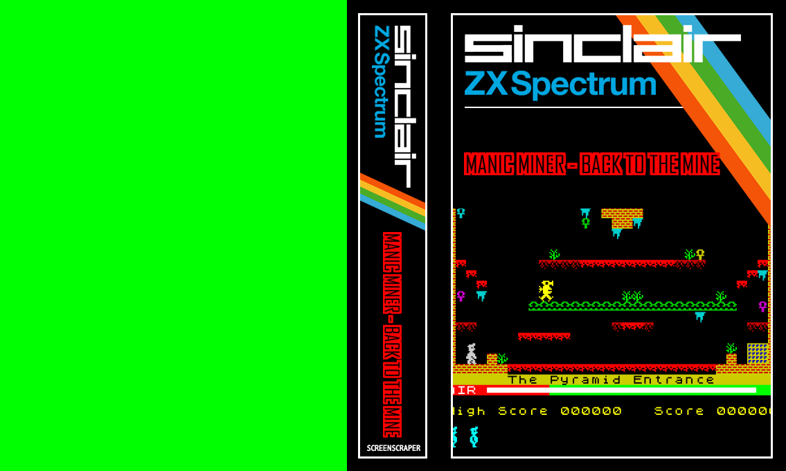 Manic Miner : Back to the Mine — box-texture (SS)