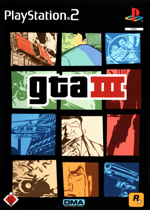 Grand Theft Auto III — box-2D (DE)