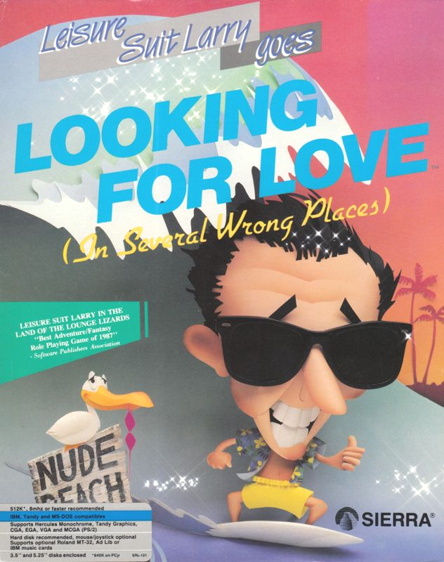 Leisure Suit Larry Goes Looking for Love box art