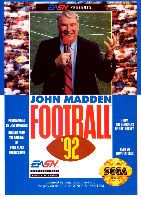 John Madden Football '92 box art