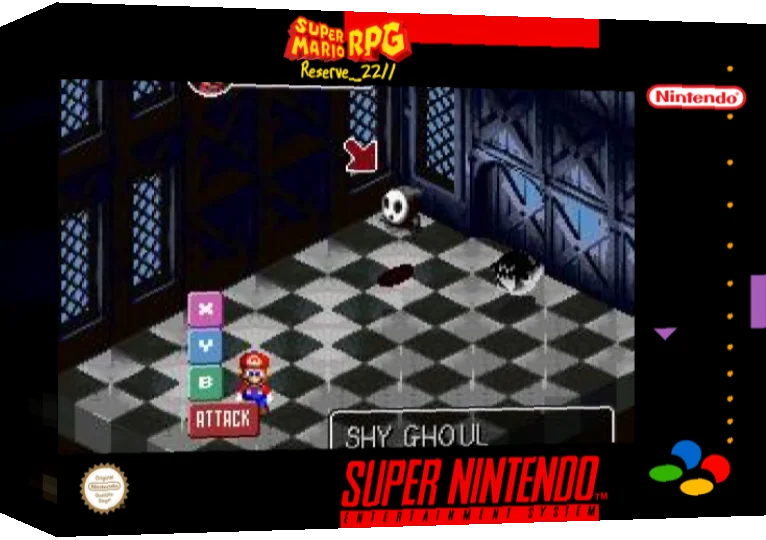 Super Mario RPG : Reserve 22 — box-3D (SS)