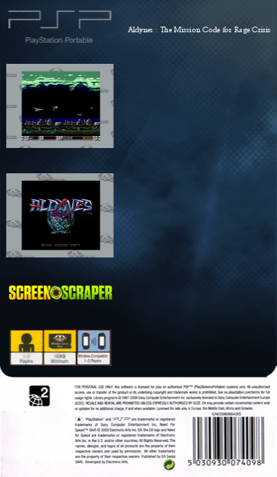 Aldynes - The Mission Code for Rage Crisis — box-2D-back (SS)