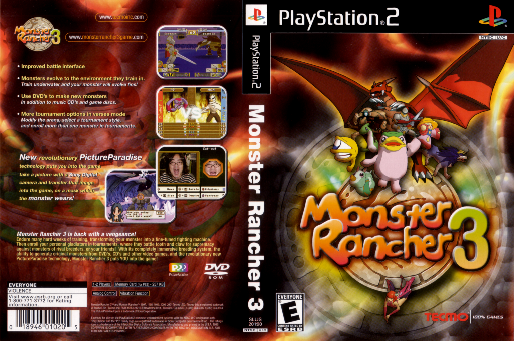 Monster Rancher 3 — box-texture (US)