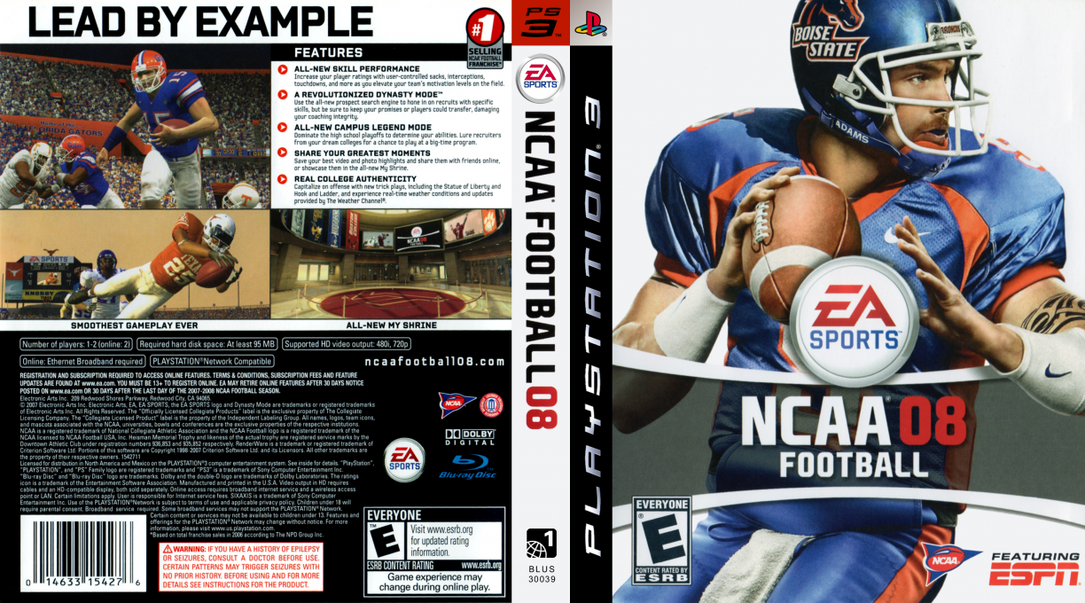 NCAA Football 08 — box-texture (US)