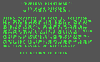 Nursery Nightmare — sstitle (WOR)