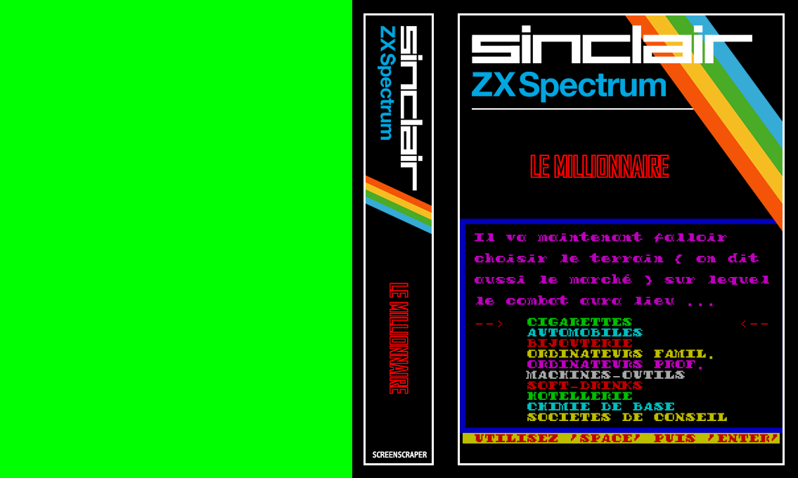 Millionnaire, Le — box-texture (SS)