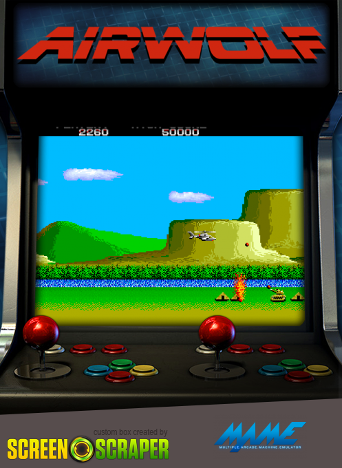 Airwolf — box-2D (SS)