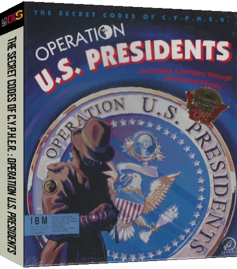 Secret Codes of C.Y.P.H.E.R., The - Operation U.S. Presidents — box-3D (US)