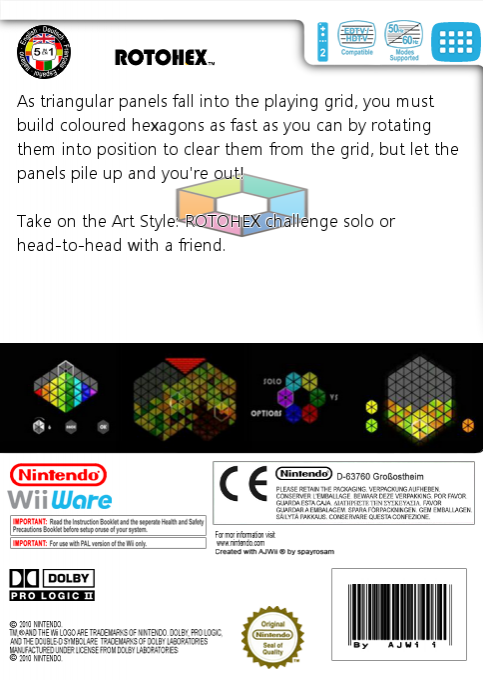 Art Style - ROTOHEX — box-2D-back (EU)