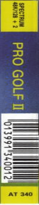 Pro Golf II — box-2D-side (WOR)