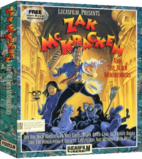 Zak Mckracken And The Alien Mindbenders — box-3D (US)