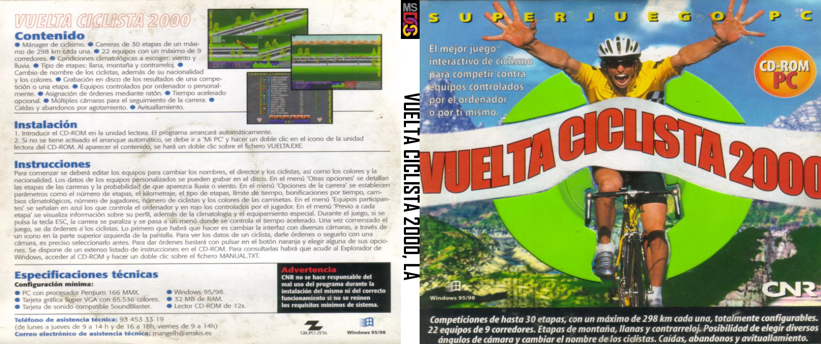 Vuelta Ciclista 2000, La — box-texture (CUS)