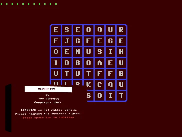 Verbosity — mixrbv2 (WOR)