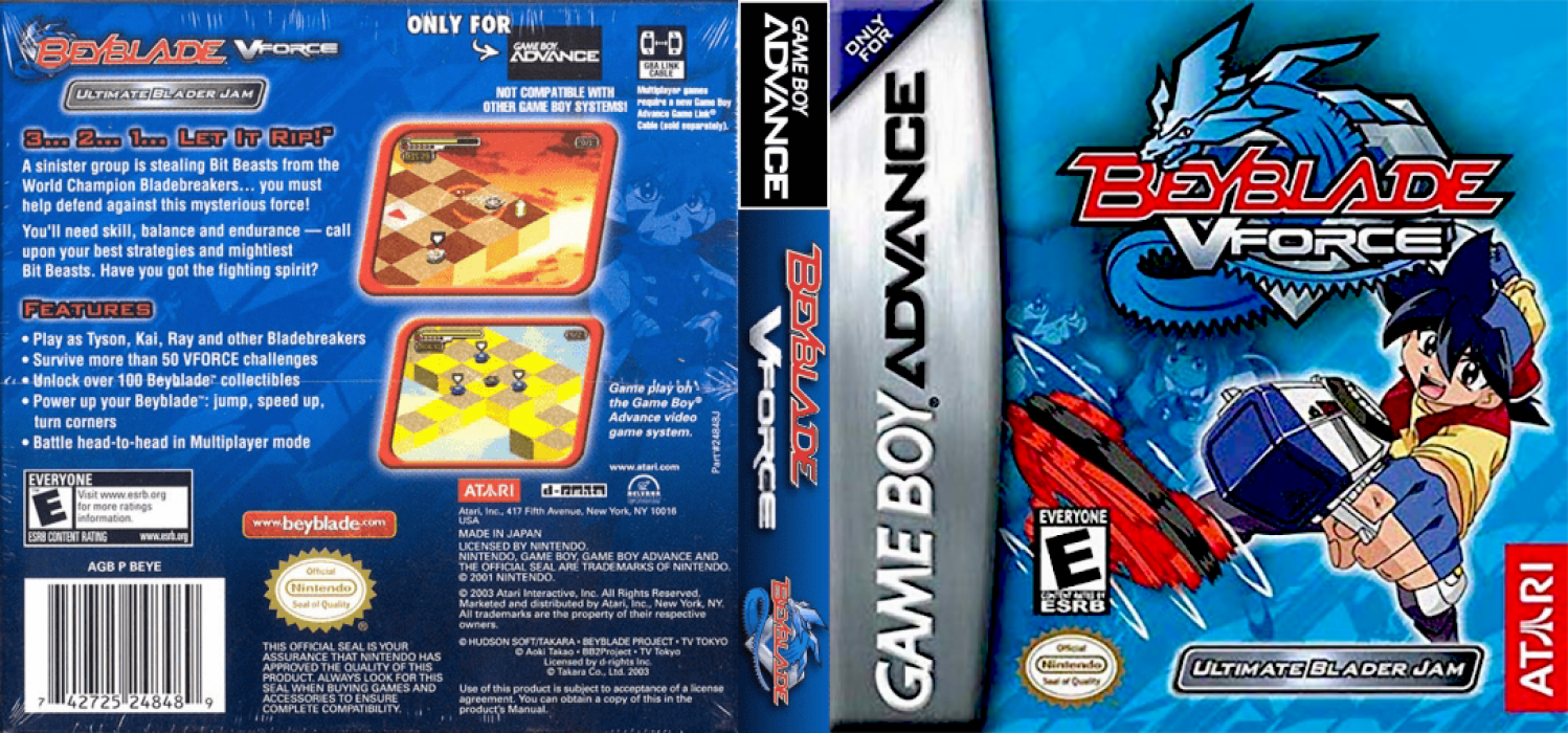 Beyblade V-Force - Ultimate Blader Jam — box-texture (US)