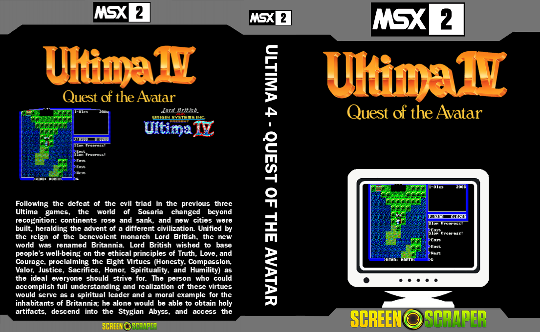 Ultima 4 - Quest of the Avatar — box-texture (SS)