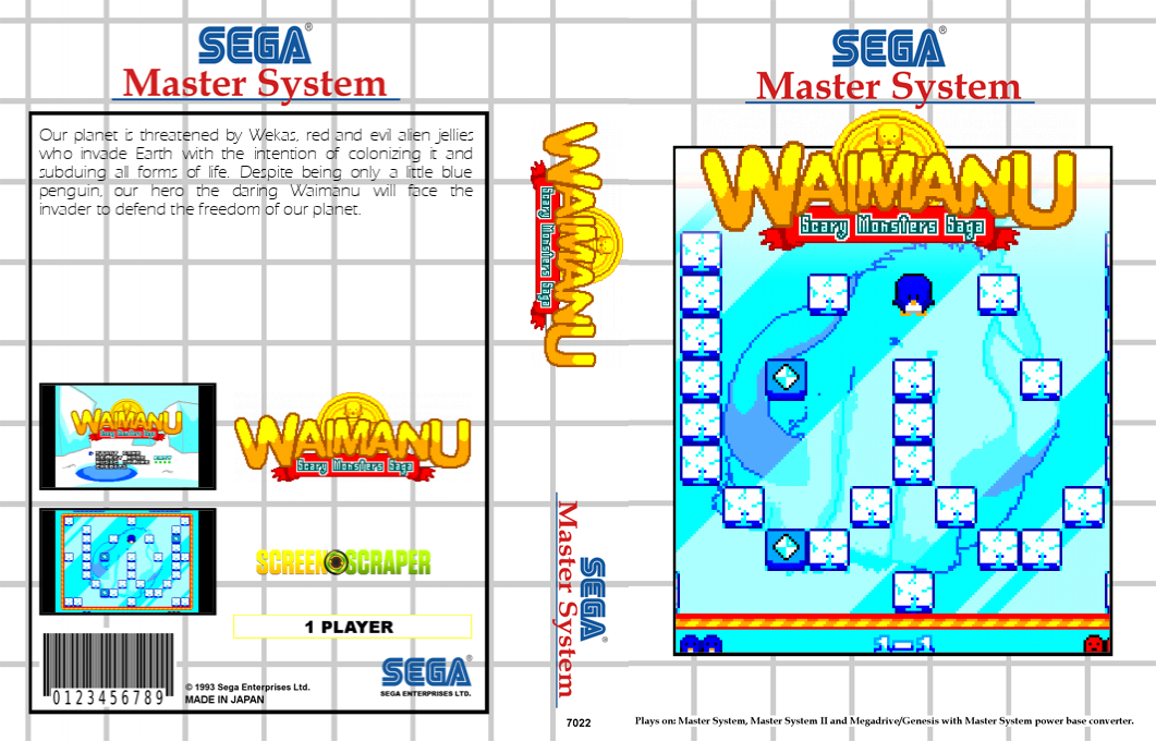 Waimanu : Scary Monsters Saga — box-texture (SS)