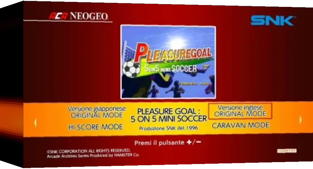 Aca Neogeo Pleasure Goal - 5 On 5 Mini Soccer — box-3D (WOR)