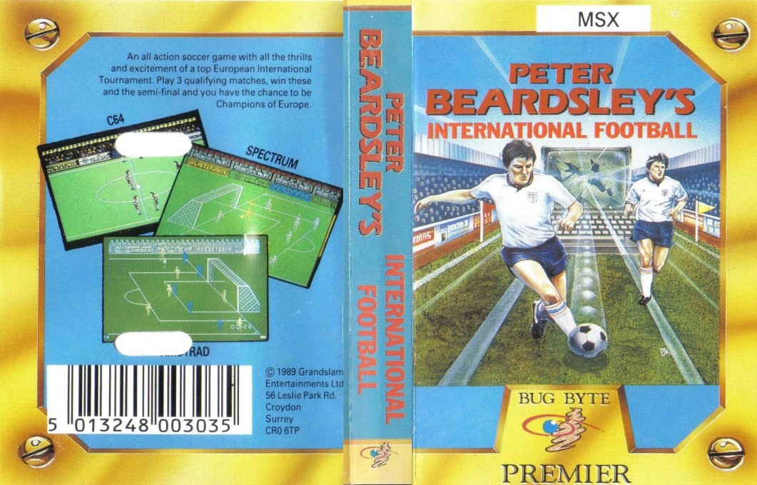 Peter Beardsley's International Football — box-texture (EU)
